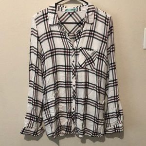 Maurices plaid button up